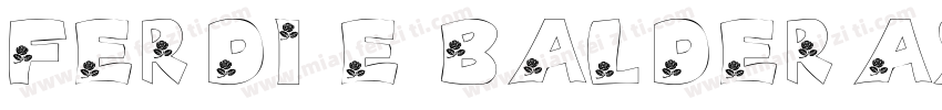 Ferdie Balderas字体转换